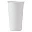 Single-sided Poly Paper Hot Cups, 20 Oz, White, 600/carton