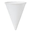 Bare Eco-forward Treated Paper Cold Cups, 4.25 Oz, White, 200/bag, 25 Bags/carton