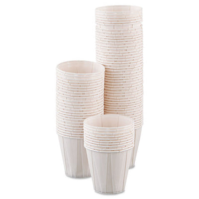 Paper Medical And Dental Treated Cups, 3.5 Oz, White, 100/bag, 50 Bags/carton