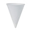 Cone Water Cups, Cold, Paper, 4 Oz, White, 200/pack