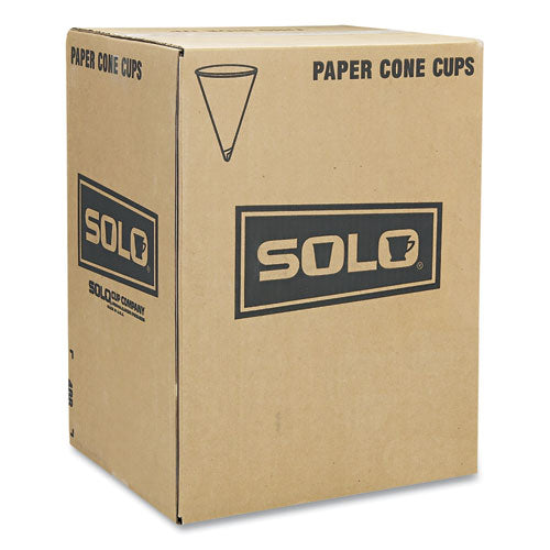 Cone Water Cups, Cold, Paper, 4 Oz, White, 200/bag, 25 Bags/carton