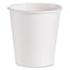 Single-sided Poly Paper Hot Cups, 10 Oz, White, 1,000/carton