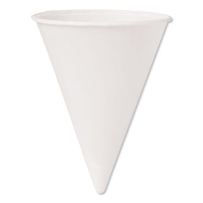 Bare Eco-forward Treated Paper Cold Cups, 6 Oz, White, 200/sleeve, 25 Sleeves/carton