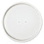 Paper Lids For Food Containers, For 32 Oz Containers, Vented, 4.6" Diameter X 0.7"h, White, 25/bag, 20 Bags/carton