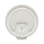 Lift Back And Lock Tab Cup Lids For Foam Cups, Fits 8 Oz Trophy Cups, White, 100/pack