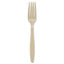 Guildware Cutlery Sweetheart Polystyrene Tableware, Forks, Champagne, 1000/carton