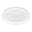 Polystyrene Plastic Flat Straw-slot Cold Cup Lids, Fits 12 Oz To 24 Oz Cups, Translucent, 125/pack, 16 Packs/carton