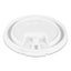 Lift Back And Lock Tab Lids For Paper Cups, Fits 10 Oz To 24 Oz Cups, White, 100/sleeve, 10 Sleeves/carton