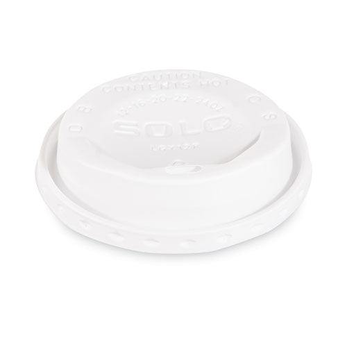 The Gourmet Lid Hot Cup Lids For Trophy Plus, Fits 12 Oz To 20 Oz, White, 1,500/carton