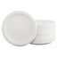 Bare Eco-forward Clay-coated Paper Dinnerware, Plate, 8.5" Dia, White, 125/pack, 4 Packs/carton