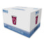 Paper Hot Drink Cups In Bistro Design, 8 Oz, Maroon, 500/carton