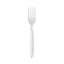 Reliance Mediumweight Cutlery, Fork, White, 100/box, 1,000/carton