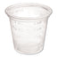 Plastic Medical And Dental Cups, 10 Oz, Clear, Graduated, 50/bag, 20 Bags/carton
