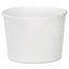 Double Poly Paper Food Containers, 8 Oz, 3.8" Diameter X 2.4"h, White, 50/pack, 20 Packs/carton