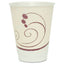 Trophy Plus Dual Temperature Insulated Cups In Symphony Design, 12 Oz, Beige, 100/pack