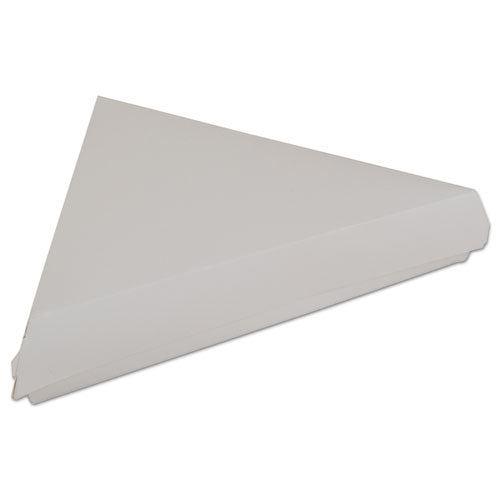 White Pizza Clamshells, 9.25 X 9 X 1.69, White, Paper, 400/carton