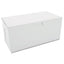 White One-piece Non-window Bakery Boxes, 4 X 9 X 5, White, Paper, 250/carton