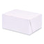 Bakery Boxes, 6 X 4.45 X 2.75, White, Paper, 250/carton