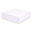 Bakery Boxes, 9 X 9 X 2.5, White, Paper, 250/carton