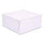 Bakery Boxes, 9 X 9 X 4, White, Paper, 200/carton
