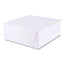 White One-piece Non-window Bakery Boxes, Standard, 10 X 10 X 4, White, Paper, 100/bundle