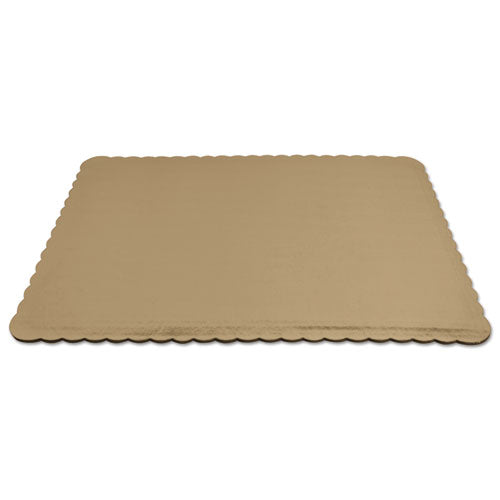 Gold Cake Pads, 1/2 Sheet, 14 x 19, Gold, Paper, 100/Carton