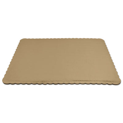 Gold Cake Pads, 1/2 Sheet, 14 x 19, Gold, Paper, 100/Carton