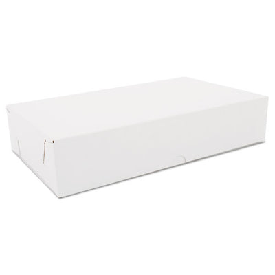 Two-Piece Sausage and Meat-Patty Boxes, 12 x 7 x 2.5, White, Paper, 100/Carton