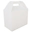 Carryout Barn Boxes, 10 Lb Capacity, 8.88 X 5 X 6.75, White, Paper, 150/carton