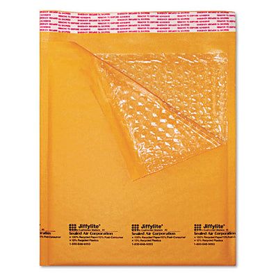 Jiffylite Self-seal Bubble Mailer, #5, Barrier Bubble Air Cell Cushion, Self-adhesive Closure, 10.5 X 16, Brown Kraft, 25/ct