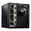 Fire-safe With Combination Access, 2 Cu Ft, 18.6w X 19.3d X 23.8h, Black