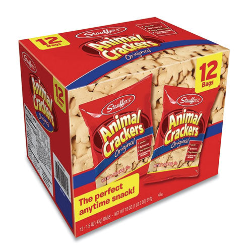 Animal Crackers, 1.5 Oz Bag, 12/box