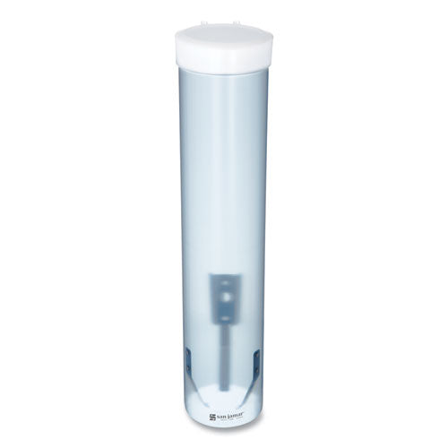 Adjustable Frosted Water Cup Dispenser, For 4 Oz To 10 Oz Cups, Blue