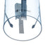 Large Pull-type Water Cup Dispenser, For 12 Oz Cups, Translucent Blue