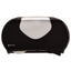 Twin 9" Jumbo Bath Tissue Dispenser, Summit, 19.25 X 6 X 12.25, Faux Stainless Steel