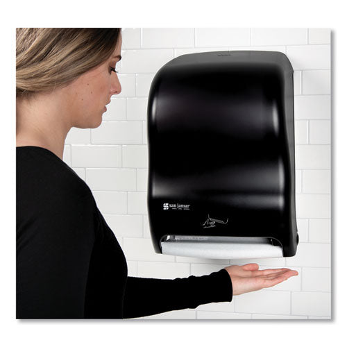 Smart System With Iq Sensor Towel Dispenser, 11.75 X 9 X 15.5, Black Pearl