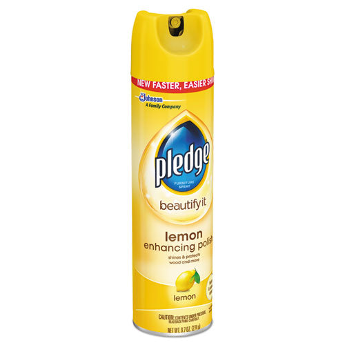 Furniture Polish, Lemon, 14.2 Oz Aerosol Spray, 6/carton
