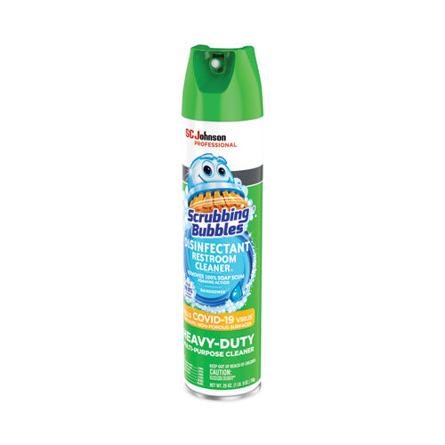 Disinfectant Restroom Cleaner Ii, Rain Shower Scent, 25 Oz Aerosol Spray, 12/carton