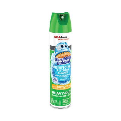 Disinfectant Restroom Cleaner Ii, Rain Shower Scent, 25 Oz Aerosol Spray, 12/carton