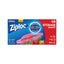 Double Zipper Storage Bags, 1 Qt, 1.75 Mil, 9.63" X 8.5", Clear, 48/box