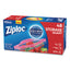 Double Zipper Storage Bags, 1 Qt, 1.75 Mil, 9.63" X 8.5", Clear, 48/box