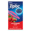 Double Zipper Storage Bags, 1 Qt, 1.75 Mil, 9.63" X 8.5", Clear, 48/box