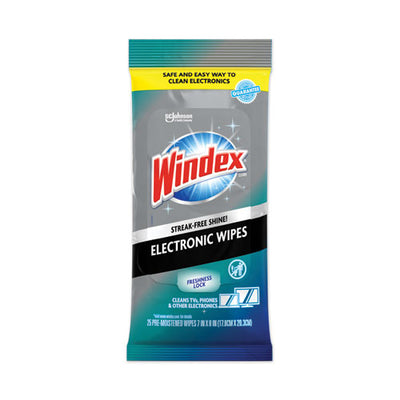 Electronics Cleaner, 7 X 10, Neutral Scent, 25 Wipes