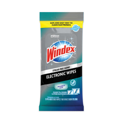 Electronics Cleaner, 7 X 10, Neutral Scent, 25 Wipes