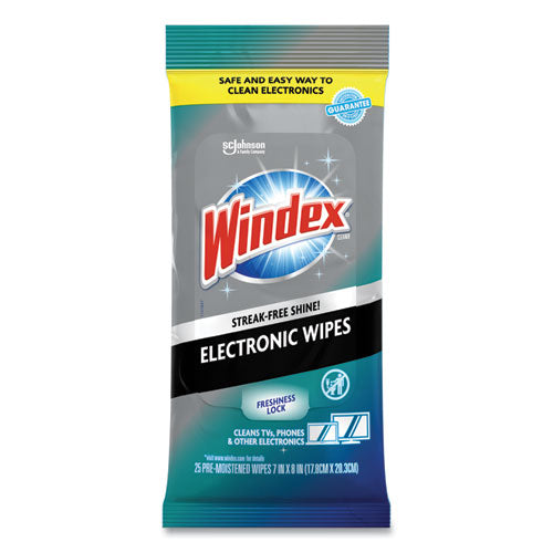 Electronics Cleaner, 7 X 10, Neutral Scent, 25 Wipes