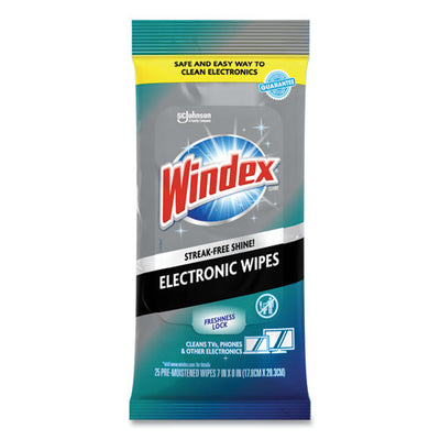 Electronics Cleaner, 7 X 10, Neutral Scent, 25 Wipes