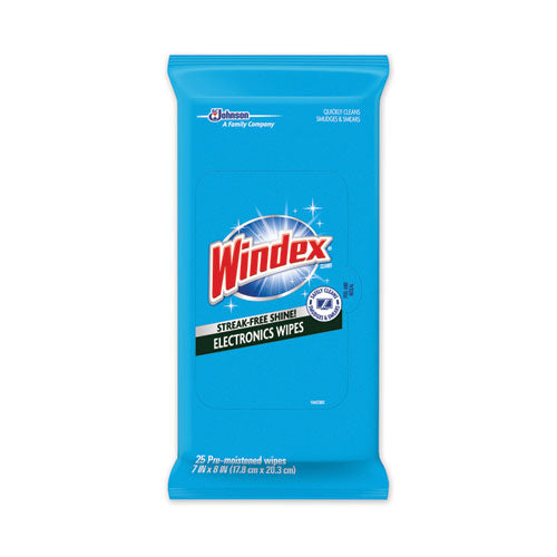 Electronics Cleaner, 7 X 10, Neutral Scent, 25/pack, 12 Packs/carton