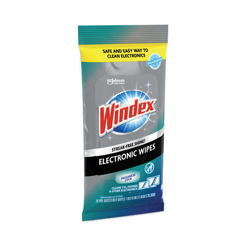 Electronics Cleaner, 7 X 10, Neutral Scent, 25/pack, 12 Packs/carton