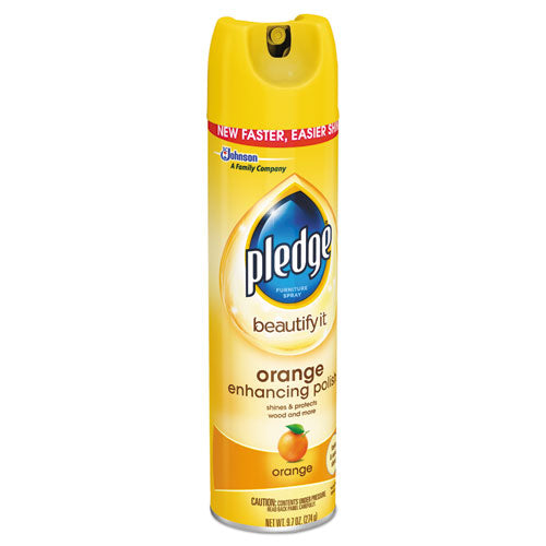 Furniture Polish, Orange, 9.7 Oz Aerosol Spray, 6/carton