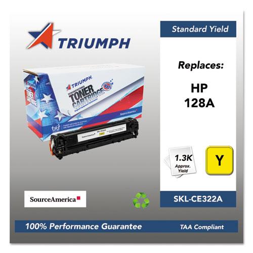 751000NSH1111 Remanufactured CE322A (128A) Toner, 1,300 Page-Yield, Yellow